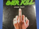 Overkill -  Fuck You  vinyl original 87 US Pressing inc original censor slip