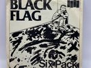 PUNK ROCK 45 BLACK FLAG SIX PACK w/ FIRST PRESSING BLACK AND WHITE SLEEVE