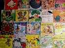 Vtg 20 45rpm Records Walt Disney,Peter Pan, Fragile Rock,Alice in Wonderland ect