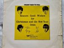 Beatles Christmas From Then To You Original 1970 UK LP Fan Club  Vinyl VERY RARE