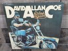 1977 DAVID ALLAN COE Vintage Vinyl Record RIDES AGAIN Album Outlaws Motorcycle