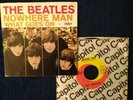 Beatles 45 NOWHERE MAN What Goes On Capitol 5587 with Picture Sleeve