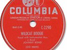 JOHNNY BOND Country/Rocker 78 RPM Record. Wildcat Boogie