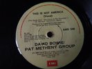 David Bowie Rare Rhodesia Zimbabwe Press This Is Not America Pat Metheny Group