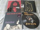 T.REX MARC BOLAN 1972 WHITE ELECTRIC WARRIOR SHADOWHEAD PURPLE ZIP GIN PIC DISC