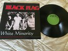 Black Flag White Minority Live Milwaukee 7/17/81  Rare Vinyl Record Rollins Ginn