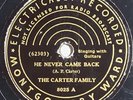 The Carter Family - He Never Came Back - Montgomery Ward 8025, Country 78, 1939