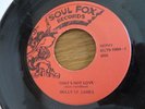 HOLLY ST. JAMES   THAT'S NOT LOVE - NORTHERN SOUL