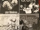 Four Old 7”s On A 12”, Dischord 14, 12” Vinyl, Teen Idles, SOA, Clear.  Insert