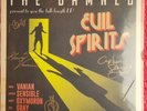 The Damned. Evil Spirits. SIGNED White Vinyl LP