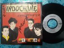 INDOCHINE autographe NICOLA SIRKIS 45t L'AVENTURIER obtenu live concert 2022