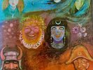 LP KING CRIMSON IN THE WAKE OF POSEIDON PINK LABEL UK 1ST PRESS A1/B1