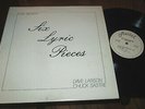 BOB SIEBERT SIX LYRIC PIECES LP NM AERIAL VINYL MINIMAL AMBIENT JAZZ RARE