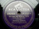 1933/ MARLENE DIETRICH-WEINTRAUBS-Ich bin die fesche Lola-Kinder-78rpm Schellack