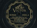 78tk-Jazz-VICTOR 25401-Ruby Newman-(Sing Baby Sing/Make believe Ball room)