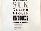 Josef Suk, Alfred Holeček - Plays Violin Encores (LP, RP, Blu)