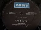 Oasis, Live Forever, NEW/UNPLAYED* RARE UK PROMO 12 inch vinyl single