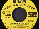 BEATLES: why / cry for a shadow MGM 7