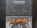 Def Leppard vinyl signed lithograph 12x12 diamond star halos