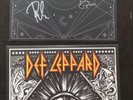 Def Leppard vinyl signed lithograph 12x12 diamond star halos