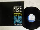 CANNONBALL ADDERLEY SOMETHIN' ELSE BLUE NOTE GXF 3001 JAPAN VINYL LP