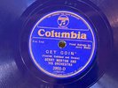Columbia 2902D BENNY MORTON ORCH  Get Goin'   78rpm 1934 Jazz E-  blue shellac