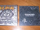 Diamond Star Halos by Def Leppard black vinyl album SIGNED AUTOGRAPHED print