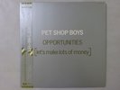 Pet Shop Boys Opportunities Let's Make Lots Mone EMI S14-145 Japan VINYL OBI LP