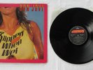 BON JOVI SLIPPERY WHEN WET LP ORIGINAL 1986 JAPAN PRESSING VINYL RECORD 80s HAIR