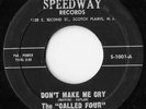 THE CALLED FOUR Don't Make Me Cry Rare NJ Garage Psych Sweet Soul Teen 45