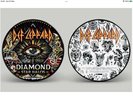 DEF LEPPARD-2 LP PICTURE DISCS-DIAMOND STAR HALOS-WEBSITE EXCLUSIVE-M/SEALED