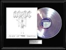 AC/DC FLICK OF THE SWITCH RARE LP WHITE GOLD  PLATINUM TONE RECORD NON RIAA