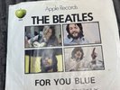 The Beatles-The Long and Winding Road/For You Blue-Vinyl 45 w/Picture Sleeve