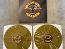 Guns N Roses Greatest Hits Limited Edition Gold Red & White 2 Splatter Vinyl LP