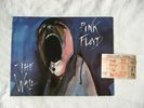 PINK FLOYD THE WALL LIVE CONCERT 1981 EARLS COURT LONDON TICKET & TOUR PROGRAMME