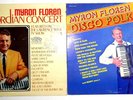 Myron Floren LPs Accordian Concert & Disco Polka Both Signed Vinyl Albums