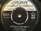 LITTLE RICHARD - GOOD GOLLY MISS MOLLY - Rare UK LONDON Silver Top ROUND CENTRE