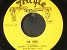 LAFAYETTE THOMAS: the thing / weekly blues TRILYTE 7