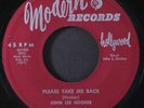 JOHN LEE HOOKER: please take me back / love money can't buy MODERN 7