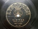 Adolf Lieban Am Meer & Die Uhr 78RPM Lyrophon 175/247