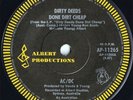 AC/DC ORIG 1st Press OZ 45 Dirty deeds done dirt cheap EX ’76 Alberts AP11265