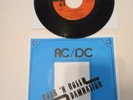 ac/dc r'n'r damnation single belgium rare