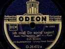 EVA BUSCH & STEIMEL Ich muß Dir soviel Sagen / Ich danke...Schellackplatte S6263