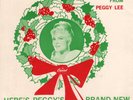 Peggy Lee rare NM Christmas 45 rpm picture sleeve from Capitol Records
