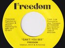 FREEDOM Can't You See RARE M- modern soul 45 Sunshine BOOGIE funk northern HEAR