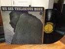 THELONIOUS MONK: WE SEE, Prestige Records, Early Press, Deep Groove, Mono LP