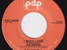 DAYBREAK I Need Love Everything Man RARE modern soul 45 DISCO northern soul HEAR