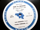 LOLA BOBESCO & LEGRAND Mozart violin & viola duets NO COVER FR Alpha CL 3010 LP