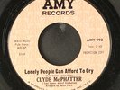 Clyde Mcphatter: Lonely People Can'T Afford Zu Cry/I Geträumt I Starb Amy 17.8cm