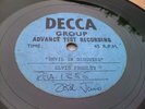 ELVIS PRESLEY  ONE SIDED DECCA  ACETATE DEVIL IN DISGUISE RCA 1355 1963